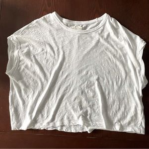 Free People You Rock Tee in white (size M)